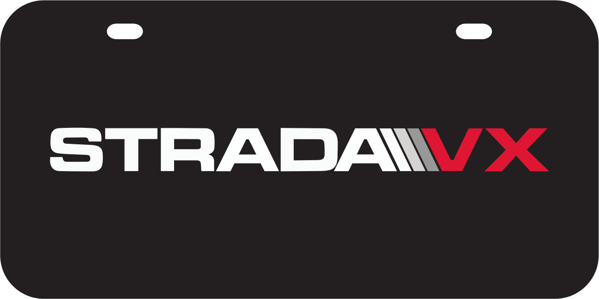 StradaVX License Plate
