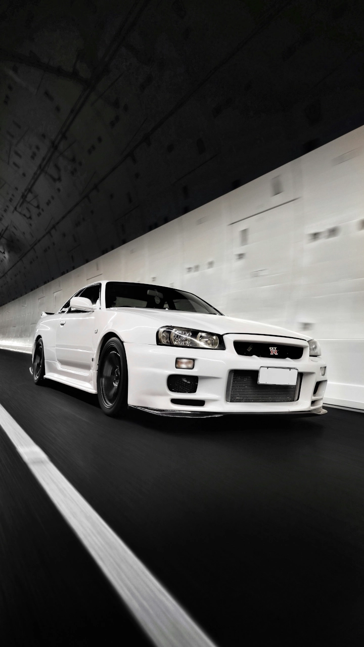 Nissan Skyline GT-R representing the engineering heritage of the R32, R33, and R34