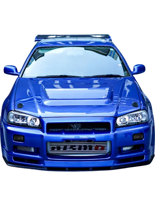 Completed Nissan Skyline GT-R undergoing final inspection at StradaVX